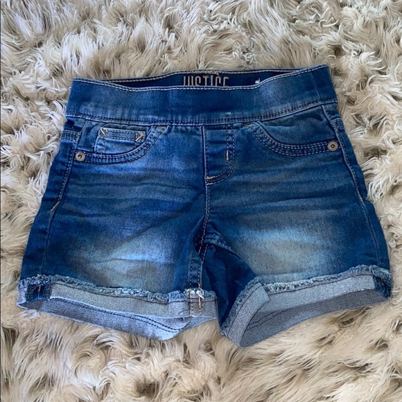 Justice girls jean shorts!